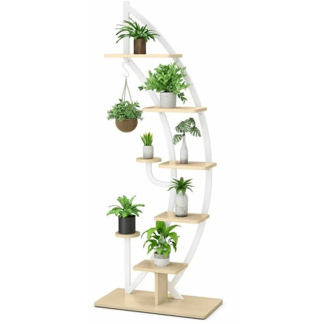 COSTWAY Wooden Dolls House Large 3-Storey Dollhouse with Simulated Rooms DIY Playhouse Pink