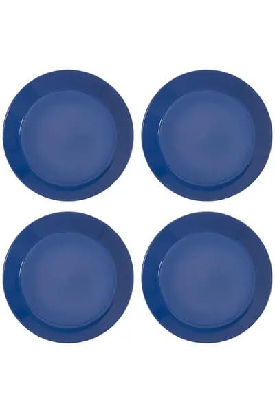 Sur La Table Colour Me Happy Set of 4 Side Plate 20.5cm Blue Blue