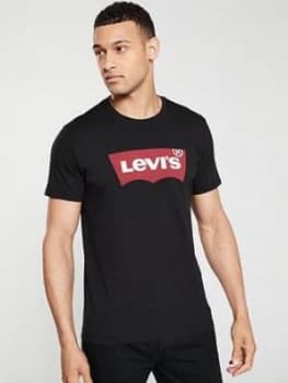 Levis Graphic Housemark T-Shirt - Black, Size L, Men