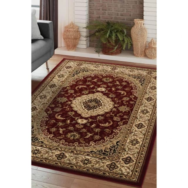 Homemaker Victoria Traditional Rug Red Red unisex 120x170cm