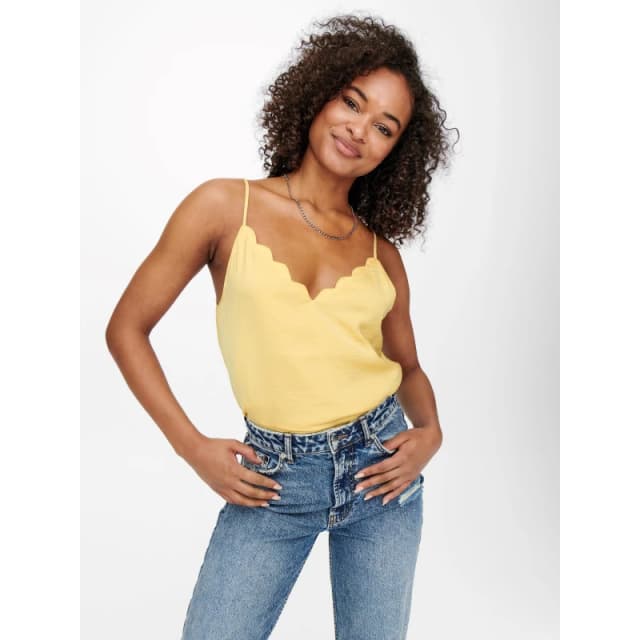 Only Cami Top Womens - Yellow Yellow 8