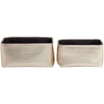 Biba Stud set of two storage Black - Gold