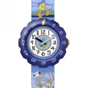 Childrens Flik Flak Looney Tunes Fit and Fun Watch