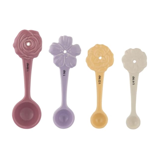 Mason Cash 4 Piece In The Meadow Measuring Spoons Multi-Coloured ONE SIZE