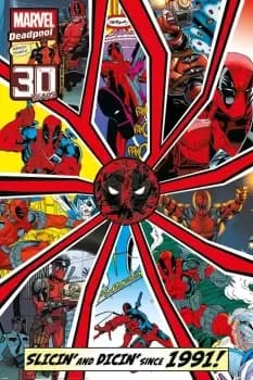 Deadpool Shattered Poster multicolour