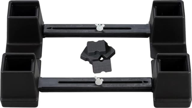 Aidapt Adjustable Height and Width Linked Bed Raiser Width 610 to 890mm Black