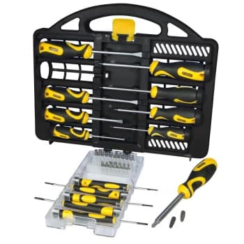 Stanley 34 Piece Screwdriver Set with Carry Case