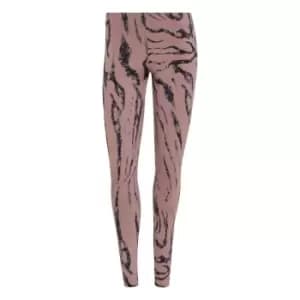 adidas Future Icons Animal Print Leggings Womens - Pink