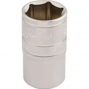 Draper 1/2" Drive Satin Finish Hexagon Socket Metric 1/2" 16mm