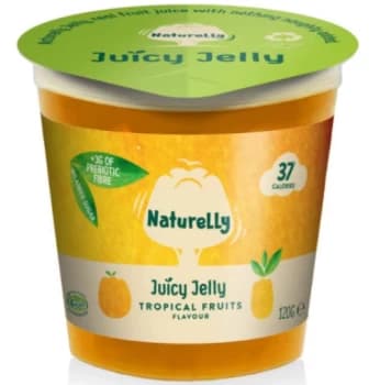 Naturelly Jelly Pot & Prebiotic Fibre - Tropical Fruit - 120g x 12