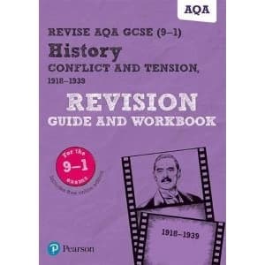 Revise AQA GCSE (9-1) History Conflict and tension, 1918-1939 Revision Guide and Workbook includes free online edition Mixed...