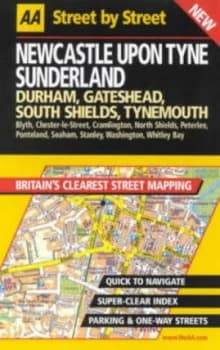 Aa Street by Street Newcastle upon Tyne Sunderland. Paperback