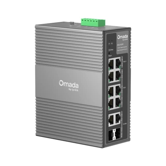 TP Link Omada 10-Port Gigabit Industrial Easy Managed Switch with 6-Po