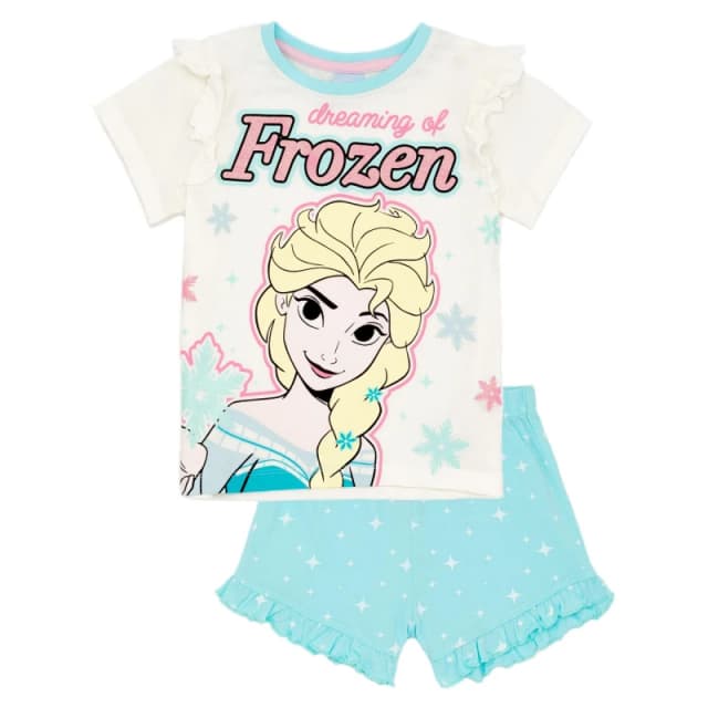 Disney Short Sleeve Short Leg Pyjama Set Multi female