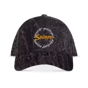 The Lord Of The Rings Sauron Logo Acid Wash Adjustable Cap, Black/Grey (Ba042277Ltr)