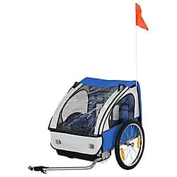 Homcom Baby Stroller & Trailer 440-008BU Blue