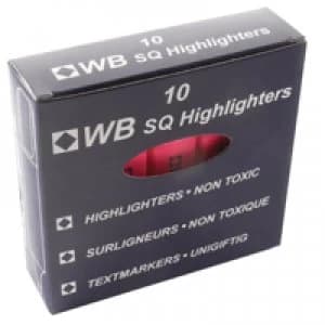 Nice Price Pink Hi-Glo Highlighter Pack of 10 HI2717 819128