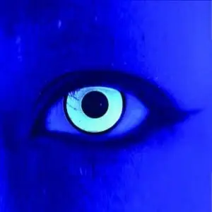 UV Glass White 1 Day Coloured Contact Lenses (MesmerEyez MesmerGlow)