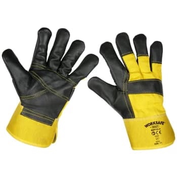 Rigger's Gloves Hide Palm - Pack of 6 Pairs