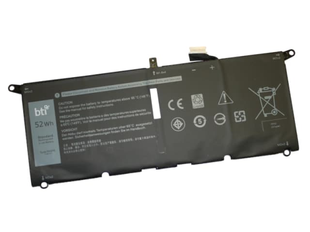 BTI 451-BCDX compatible 52Wh 4-cell battery for Dell XPS 9370 9380 739