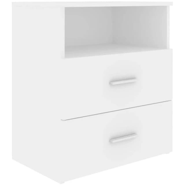 VIDAXL Bed Cabinet White 50x32x60cm vidaXL 8720286586785