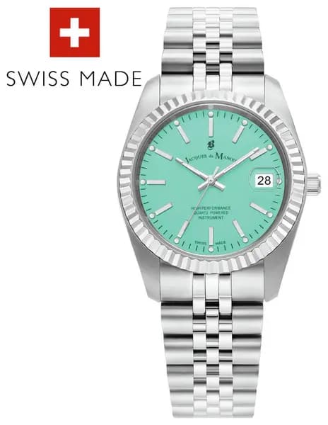 Jacques Du Manoir Jacques du Manoir Unisex Silver Strap Bracelet Watch