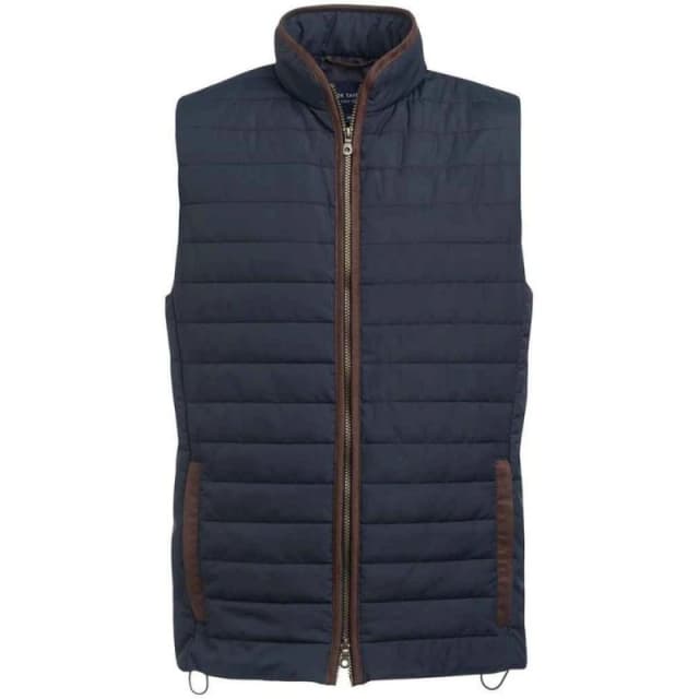 Brook Taverner Brook Taverner Men Tampa Gilet in Navy Size: X-Small Navy XS Male 5063470448265