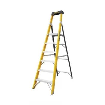 GPC CLIMB-IT GLASS FIBRE PLATFORM STEP 5 Treads Tool Tray