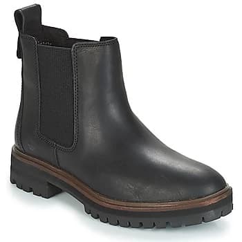 Timberland London Square Chelsea womens Mid Boots in Black,4,5