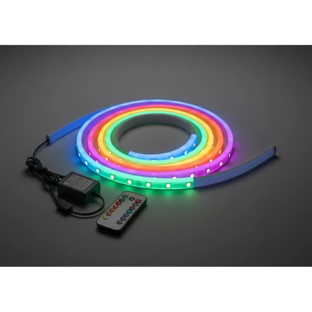 ExtraStar ExtraStar Neon LED Strip 5M Cable with Power Adapter andRemote Control, 9W/M, RGB