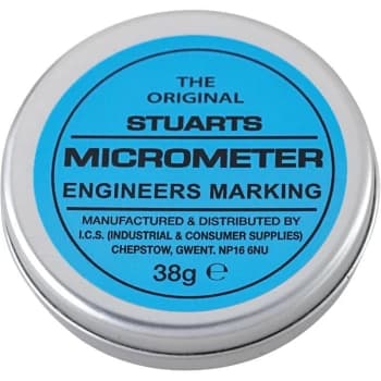 Stuarts - Blue Micrometer Engineers Marking Paste, 38G