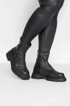 Extra Wide Fit Chunky Sock Boots