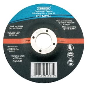 Draper Depressed Centre Grinding Disk