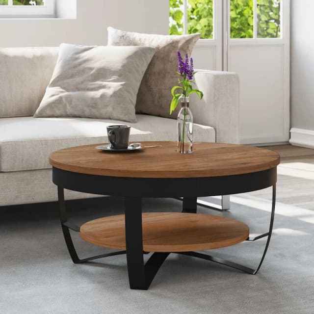 VIDAXL Coffee Table 65x65x32cm Solid Acacia Wood Vidaxl 8719883998862