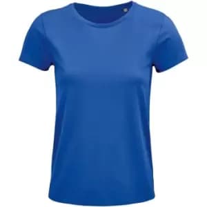 SOLS Womens/Ladies Crusader Organic T-Shirt (3XL) (Royal Blue)