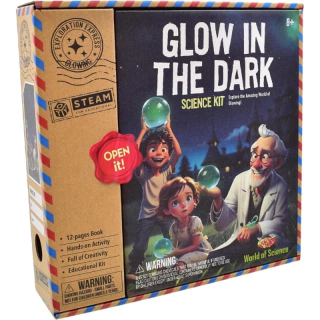 Kandytoys Glow In The Dark Kids Science Kit Multi Colour unisex One Size