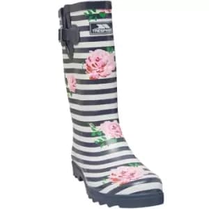 Trespass Womens/Ladies Elena Floral Wellington Boots (4 UK) (Navy/White/Pink)