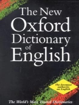 The New Oxford Dictionary of English Hardback