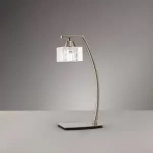 Zen Table Lamp 1 Bulb G9, satin nickel