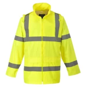 Portwest Hi Vis Rain Jacket Yellow 3XL