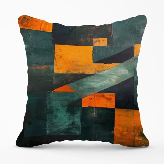 Warren Reed - Designer Dynamic Angles Cushions Size: 45cm x 45cm Multicolor Unisex 45cm x 45 cm