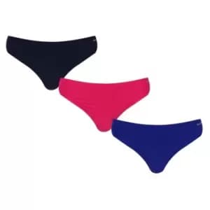 Reebok 3 Pack Rae Thongs Ladies - Blue
