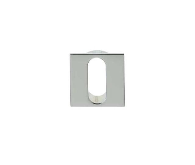 LocksOnline Minimal Flush Fit Square Keyhole Escutcheon