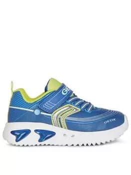 Geox Boys Assister Trainer, Blue, Size 1.5 Older