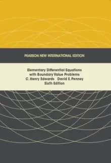 Elementary Differential Equations with Boundary Value Problems : Pearson New International Edition