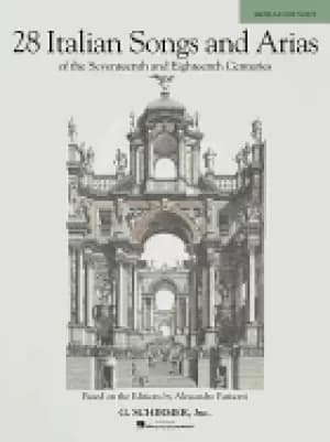 28 italian songs and arias of the 17th and 18th centuries medium low book o