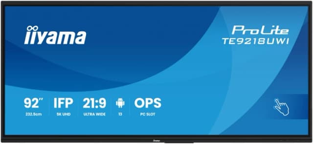 iiyama TE9218UWI-B1AG Signage Display Kiosk design 2.32 m (91.5")