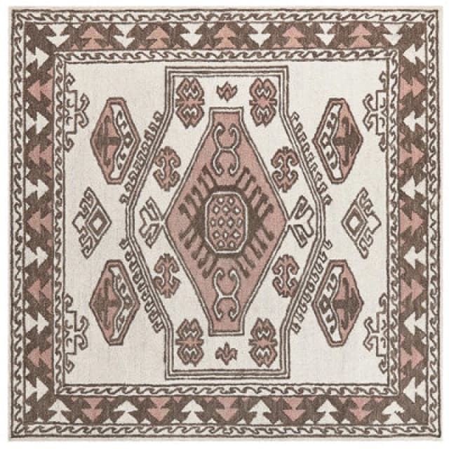 Beliani Rug Tomarza Multicolour 200 X 200 Cm Wool