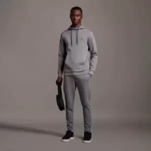 Mens Fly Fleece Trackies - Mid Grey Marl - XL