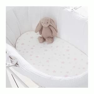Silentnight Moses Fitted Sheet Pair - Pink Star